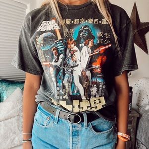 vfifthsun vintage star wars graphic tee